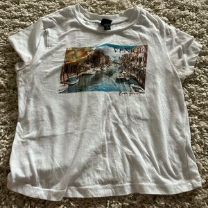 Wild Fable White Graphic Tee
